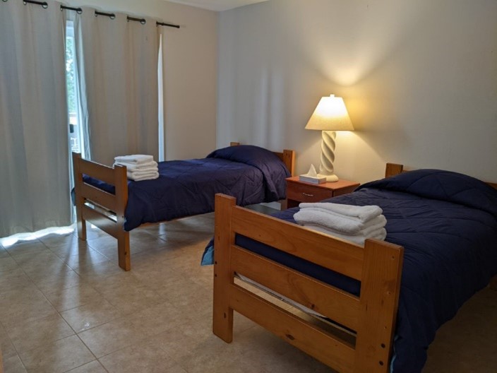 Village 7 room with twin sized single beds